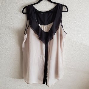 Sleeveless Button Down